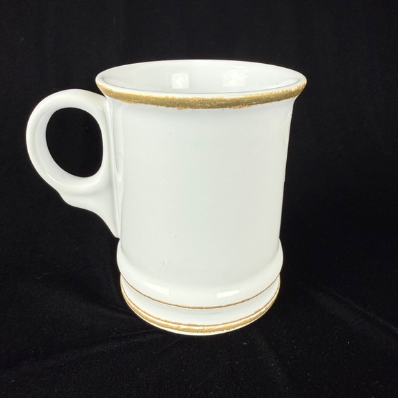 Williams Sonoma Mug Gold Christmas Tree Microwave Dishwasher Safe Excellent Gift - Picture 4 of 12